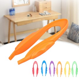 6pcs Plastic Tweezers Children Toy Clip Assorted Color Clips Observation Tool for Outdoor Observation Satisfy Children's Curiosity