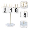 Parliky 1pc Modern Minimalist Calendar for Reusable Desk Calendar Displaying