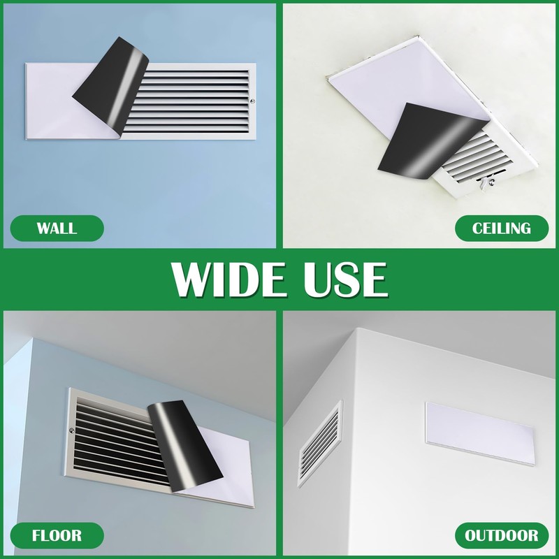 VNDUEEY Magnetic Vent Covers, 8 x 15.5 inch, 2 Pack