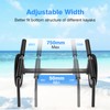Morohope Kayak Beach Cart, Width Adjustable 5.5"-29.5" Universal Canoe Dolly
