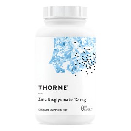 Thorne Bisglicinato De Zinc 15 Mg 60 Cápsulas Sin Sabor