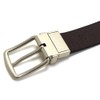 Coach CQ023 AQ0 Men's Belt, Reversible Design, Black x Brown,