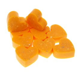 Wax Melts - Strong Scented - Natural Soy Wax - Hand Poured Hearts (Pineapple)