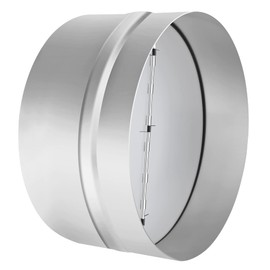 6 Inch Draft Blocker Backdraft Damper Duct Draft Stopper One-Way Airflow Ducting Insert Backflow Preventer Inline Fan Vent Vent Deflector (6 in)