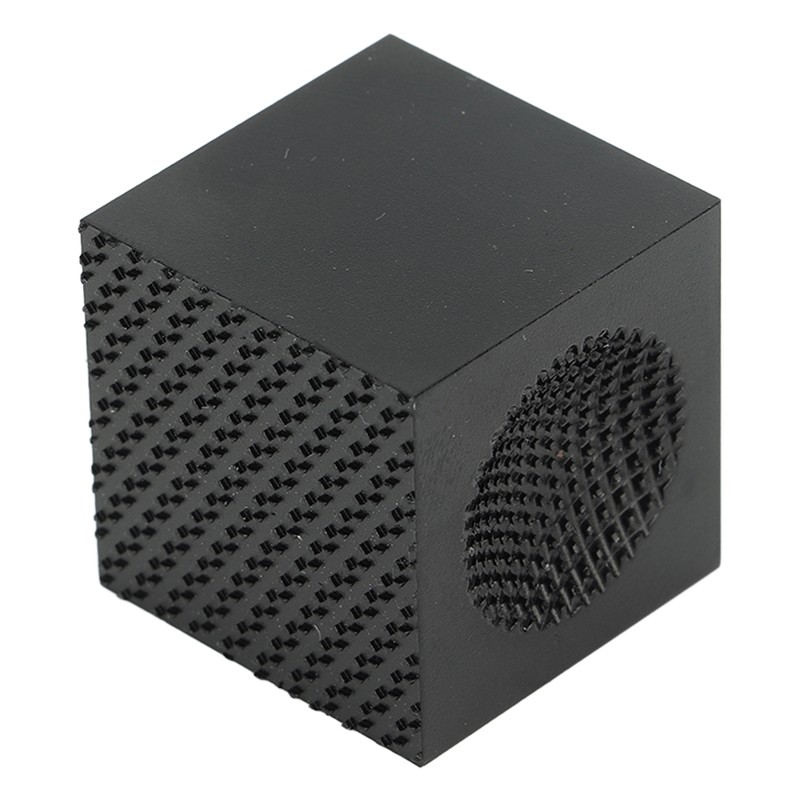 Pool Cue Tip Repair Tool Multifunctional Cube Shape Aluminum Alloy