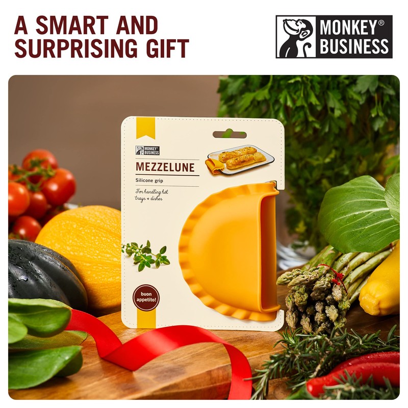 ミトン 鍋掴み グリップミトン シリコン 耐熱 オーブン かわいい パスタ型 MonkeyBusiness メッゼルーネ