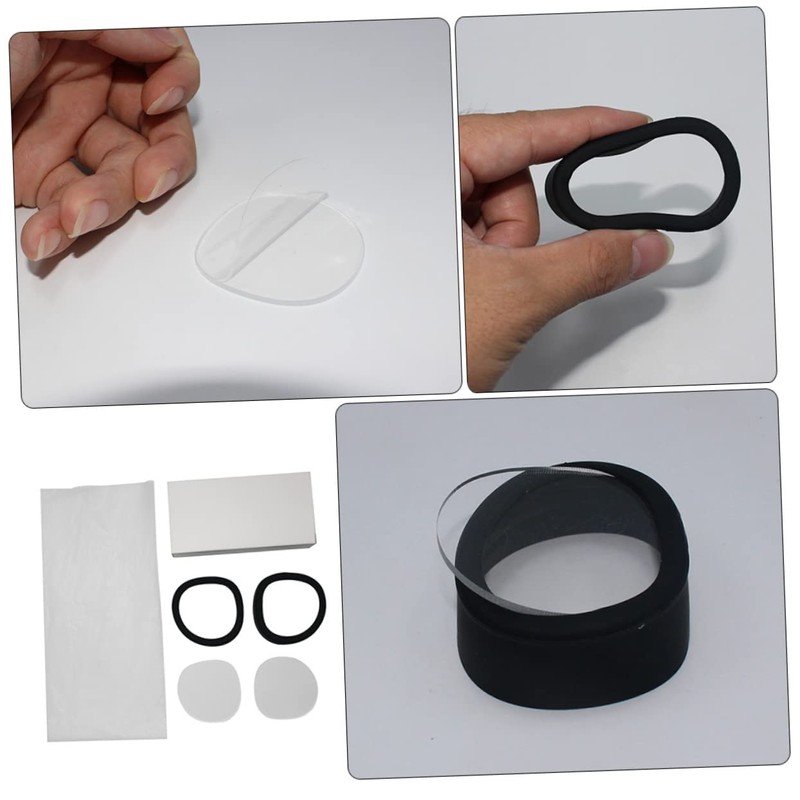 jojofuny 1set Vr Lens Protectors Anti-Scratch Glasses Easy to Install