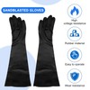 Tagtight Rubber Sandblasting Gloves, Sand Blasting Gloves for Sandblasting Cabin,