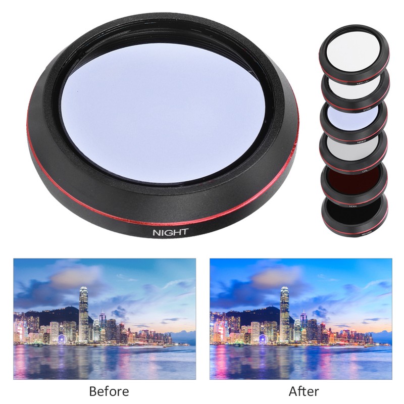 Junestar MRC UV CPL Star ND64 ND1000 Night Filter for