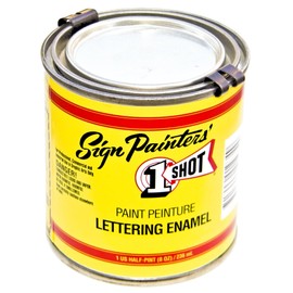 1-Shot Letter Enamel 193L Metallic Silver 4Oz