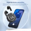 Audífonos Bluetooth 5.3 Auriculares Inalámbrico In-ear Con Pantalla Digital Negro