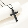 American Flag Cross Urn Necklace for Ashes for Men Women