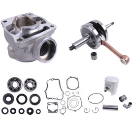 WQSING Cylinder Piston Crankshaft Engine Rebuild Kit Compatible with Yamaha YZ85 2002-2014 YZ 85 5PA-11400-00-00 5PA-11311-20-00 4ES-11311-30 5PA-11631-00-B0