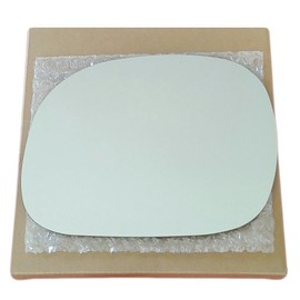 Mirror Glass and Adhesive 97-03 Ford F150 Pickup / 97-02 Expedition SUV Driver Left Side Replacement - FITS MANUAL MIRROR ONLY
