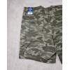George Men’s At The Knee Cargo Shorts Green Camo 10”