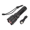 Telescopic Focus Flashlight XHP160 LED Super Bright Flashlight for Camping