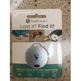 TrackR Bravo - Key Tracker Phone Finder Wallet Locator Silver T1