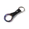 [Live Field] Titanium Alloy Key Chain, Genuine Leather Strap, Carabiner