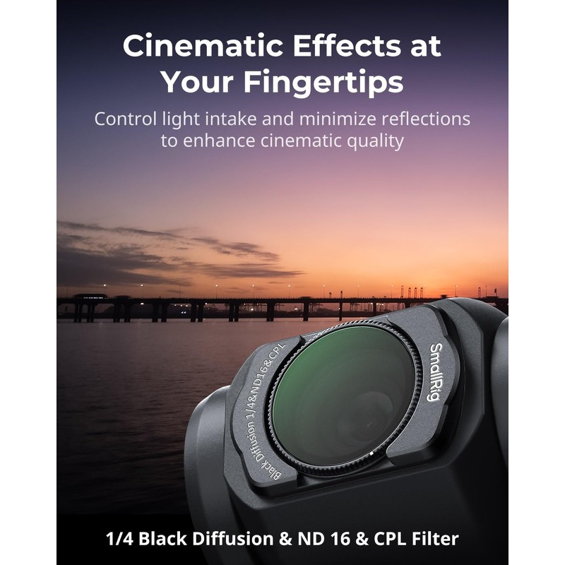 SMALLRIG Multifunctional Filter Kit for DJI Osmo Pocket 3 5122