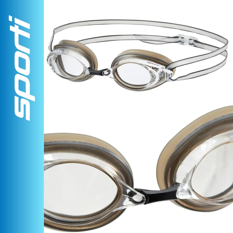 Sporti Antifog X-tec Pro Goggle - Clear Lens/Smoke Frame