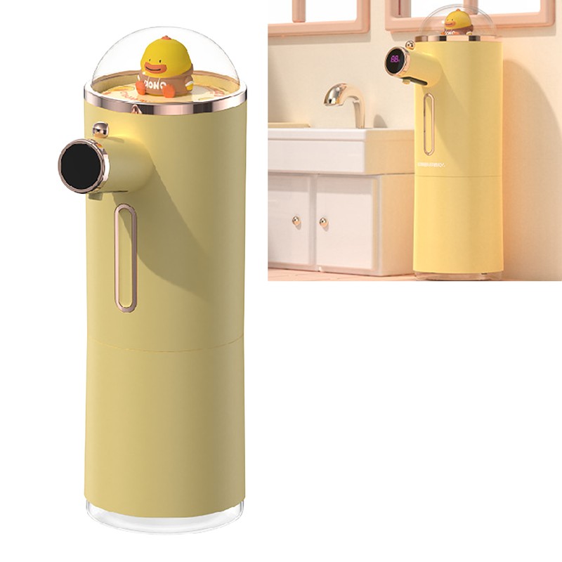 Automatic Foam Soap Dispenser Cute Intelligent Infrared Sensor Waterproof Rechargeable
