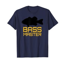 Bass Master Fishing Shirt Tackle Gear Lure Largemouth Bass T-Shirt
