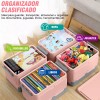 Trixter Caja Almacenamiento Plegable 2pzs Organizador Hogar Con Tapa