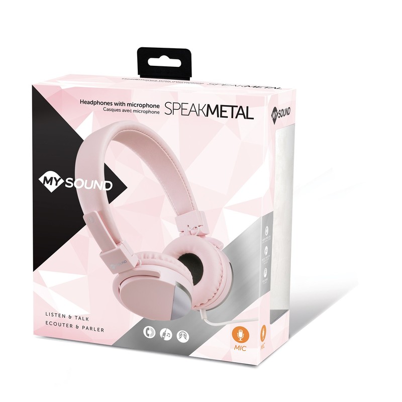 Mysound 8006023265503 Headphones M Pink