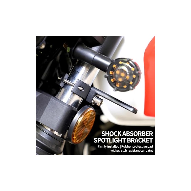 Work Light Bracket Universal 2 Pieces Headlight Mounts Motorcycle 38-60