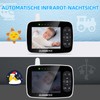 BURNNOVE Baby Monitor with Camera 3.5 Inch Video Baby Monitor