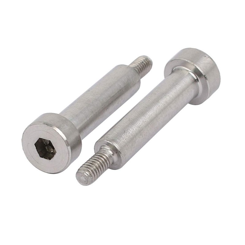 sourcing map 304 Stainless Steel Hexagon Socket Shoulder Bolts 5