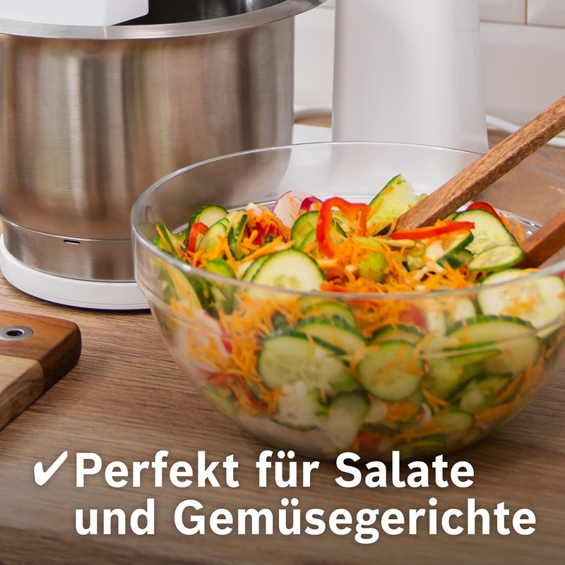 Bosch Asia-Gemüse-Scheibe MUZ45AG1, für feine Gemüsestreifen, robust, gehärtete und geschliffene