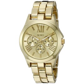Accutime XOXO Women's Quartz Metal and Alloy Watch, Color:Gold-Toned (Model: XO5864)