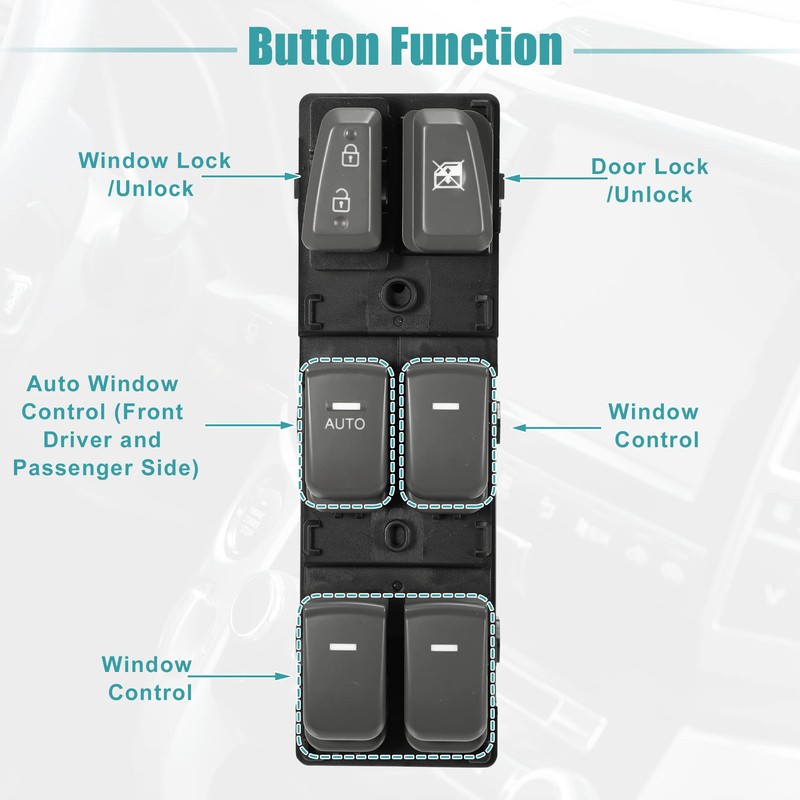 ACROPIX Auto Front Left Driver Side Master Power Window Switch
