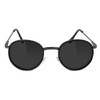 Glassy Lincoln Premium Polarized Round Sunglasses Matte Black