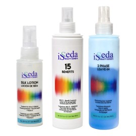 Kit Isseda Nutrición Capilar Silk+bifasico+tratamiento 3 Pz