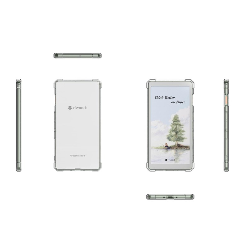BOZHUORUI Clear Case for Viwoods AiPaper Reader & AiPaper Reader
