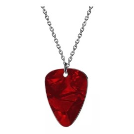 TENDER LIHOME Dije Pua De Guitarra Collar Uña Plumilla Para Músico Guitar