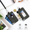 CCUMI Wallet for Women Mini Zip Card Case with Clear