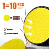 Tshya 25Pcs 225mm 9 Inch Hook Loop Drywall Sanding Discs