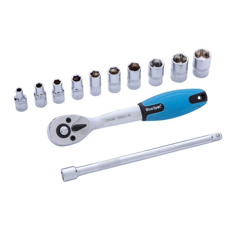 Blue Spot Tools 1504 12 Piece 1/4 inch Drive Socket