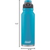 Coleman FreeFlow AUTOSEAL Stainless Steel Water Bottle, 40oz., Caribbean Sea
