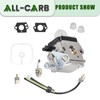 ALL-CARB Carburetor C1U-K54A Replacement for Mantis Tiller 7225 7222M 7222