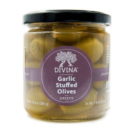Divina, Garlic Stuffed Olives, 7.8 oz. (3 pack)