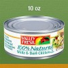 VALLEY FRESH, Chuck Chicken in Water, White & Dark, 10