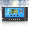 Anern 30A PWM Solar Charge Controller 12V/24V Solar Charge Controller