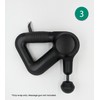 Ninefold Design Grip Wrap for Massage Gun, Adds Anti-Vibration Padding