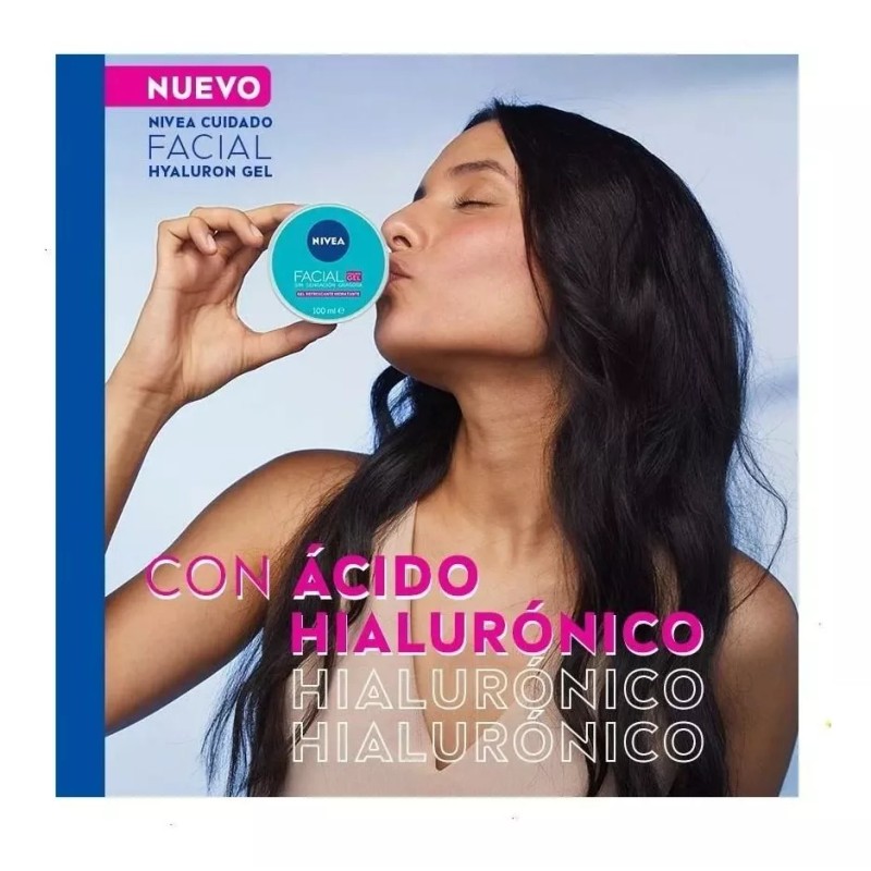 Nivea Gel Refrescante Hidratante Facial Nivea Hyaluron Gel 200 Ml