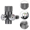 DONGKER Aquarium CO2 Pressure Reducer, Aquarium CO2 Pressure Regulator Valve,