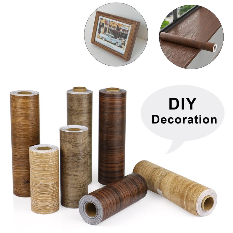 BOMEI PACK Wood Grain Repair Tape,Self Adhesive Repair Patch for
